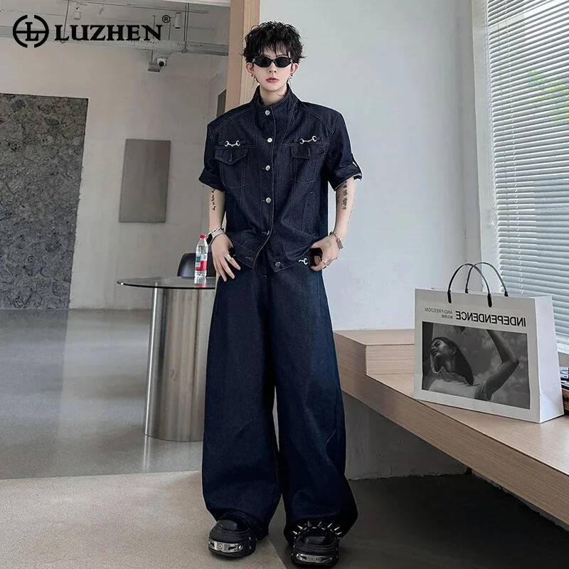 Jeans - LUZHEN طقم صيفي جديد 2026 من