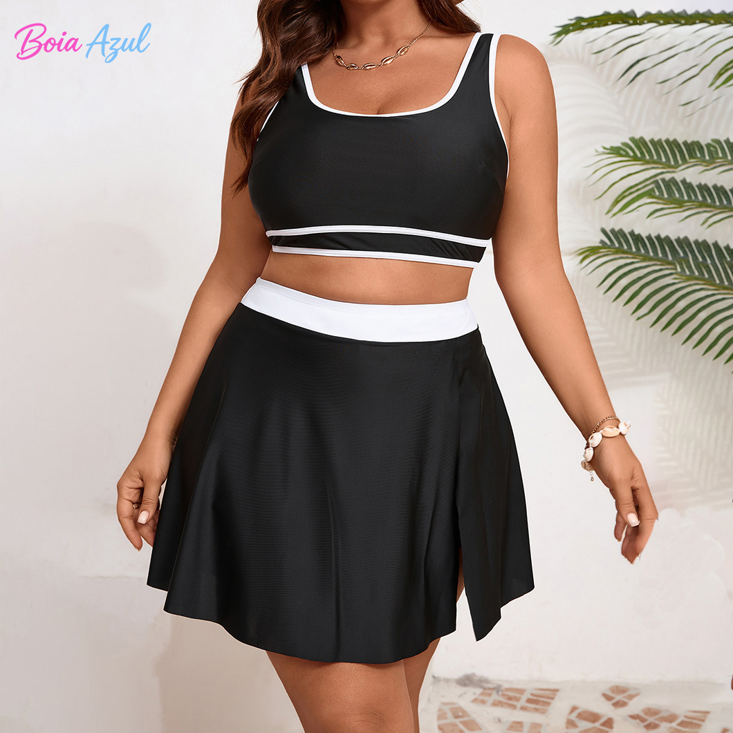 Dresses - بدلة سباحة تانكيني من قطعتين بتصميم