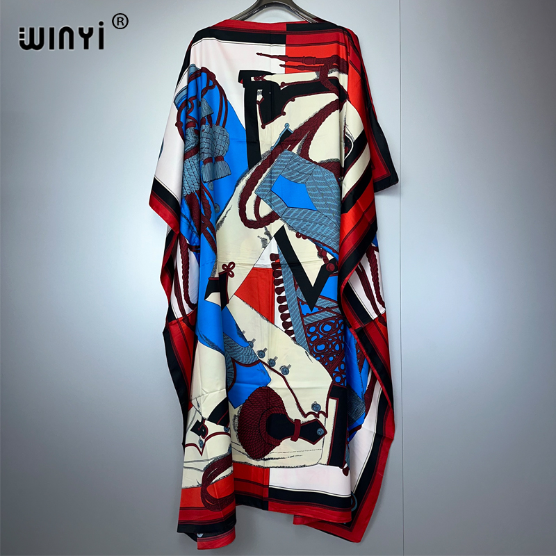 Boho Summer Beach Maxi Dress - WINYI الصيف قفطان المرأة الأفريقية بوهو