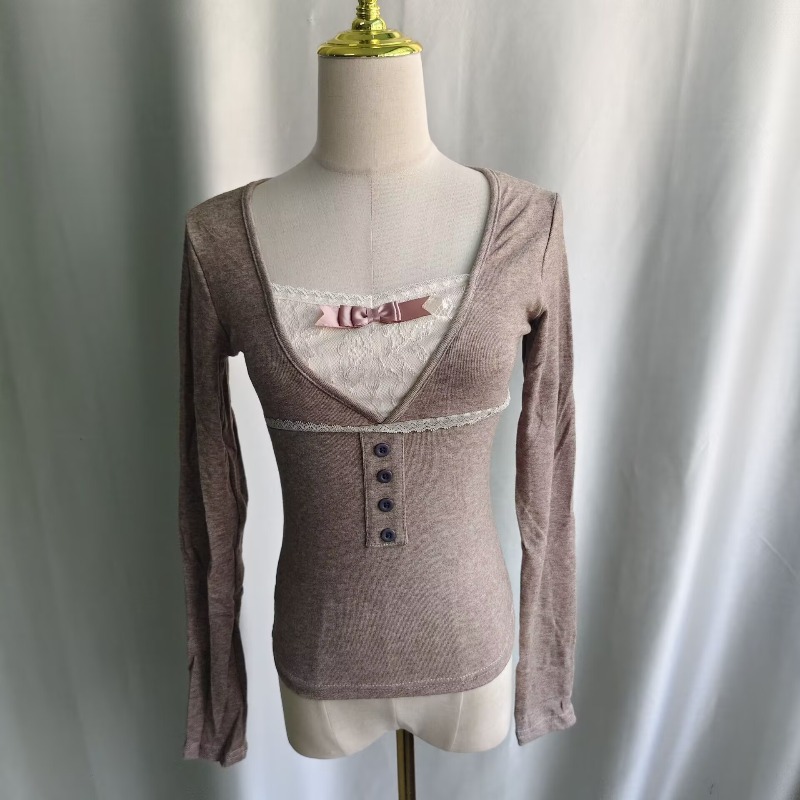 Ezgaga تي شيرت المرأة الدانتيل - مراجعة Blouses وسعره