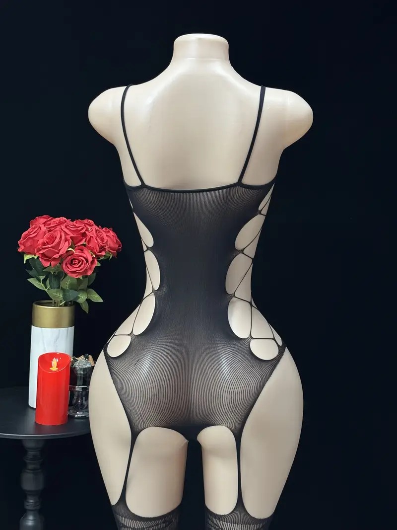 جمبسوت لانجري مثير بحمالات وتص - مراجعة Lingerie وسعره