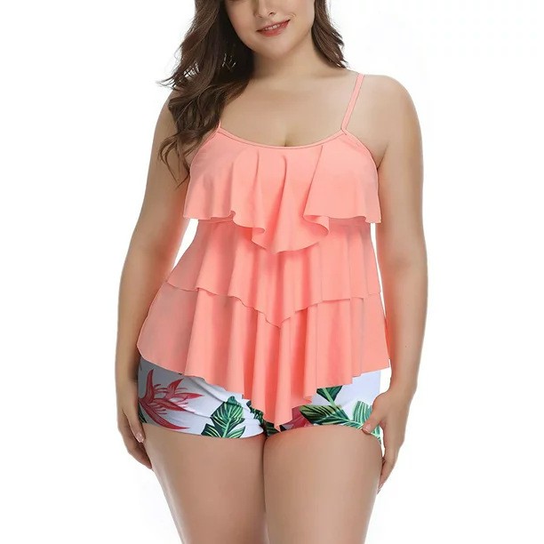 تانكيني نسائي، بيكيني بطبعة زه - مراجعة Tops وسعره