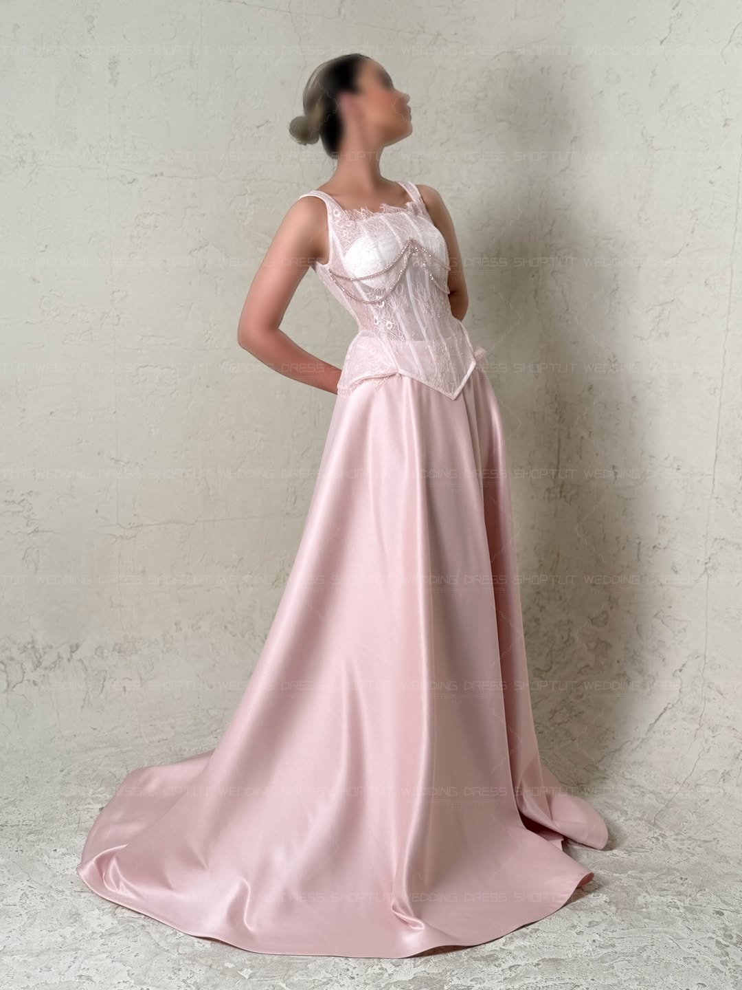 فساتين سهرة أنيقة من الحرير ال - مراجعة Elegant Satin Evening Gown Split وسعره