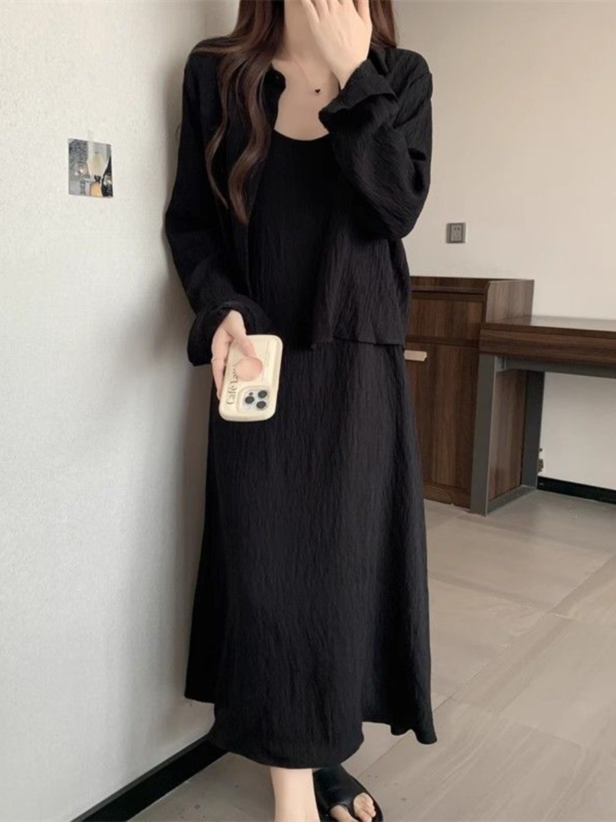 فستان نسائي صيفي فضفاض بمقاسات - مراجعة Korean Style A Line Shirt Dress وسعره
