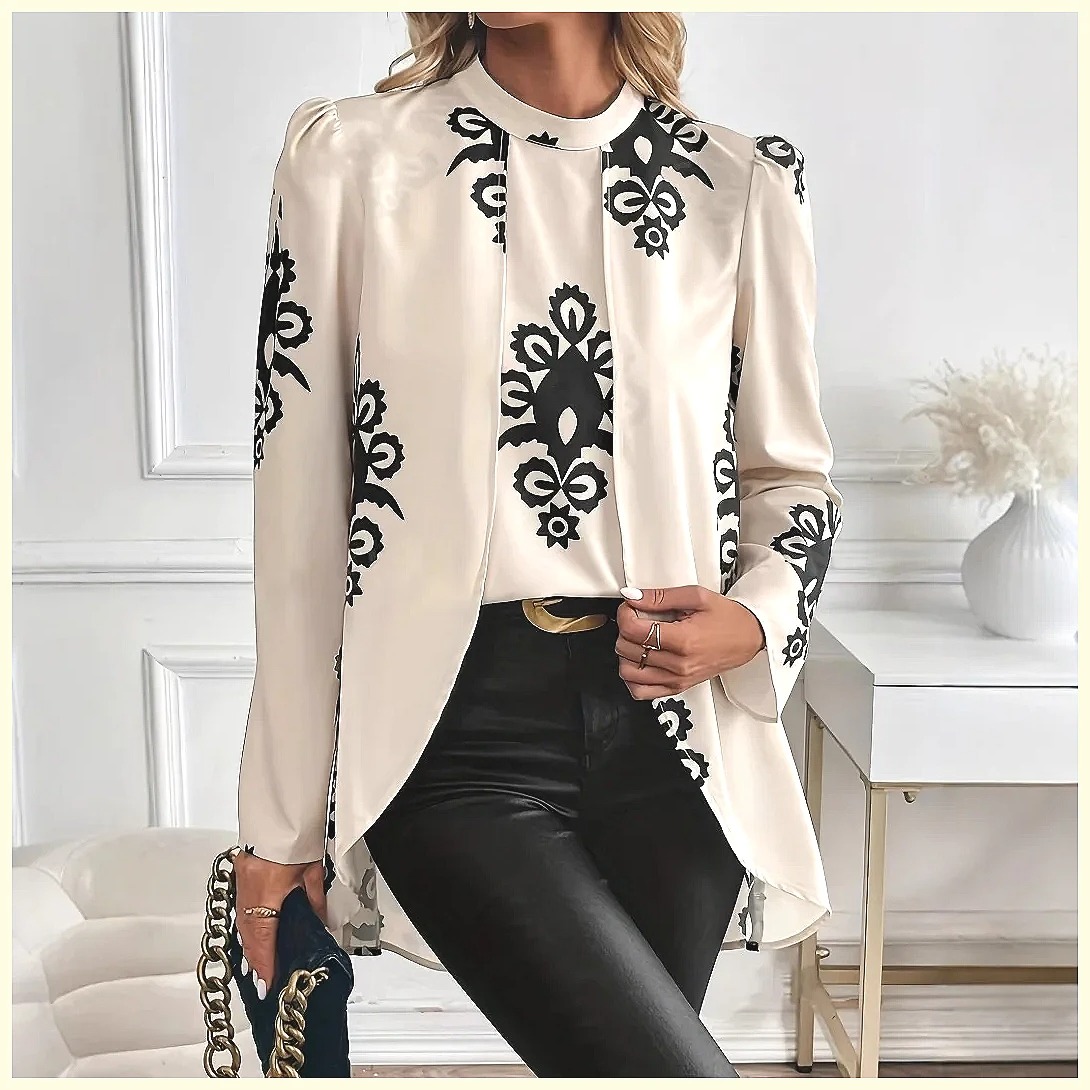 بلوزة نسائية أنيقة بأكمام طويل - مراجعة Blouses وسعره
