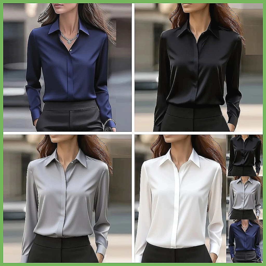 بلوزة نسائية جديدة للمكتب بأكم - مراجعة Blouses وسعره