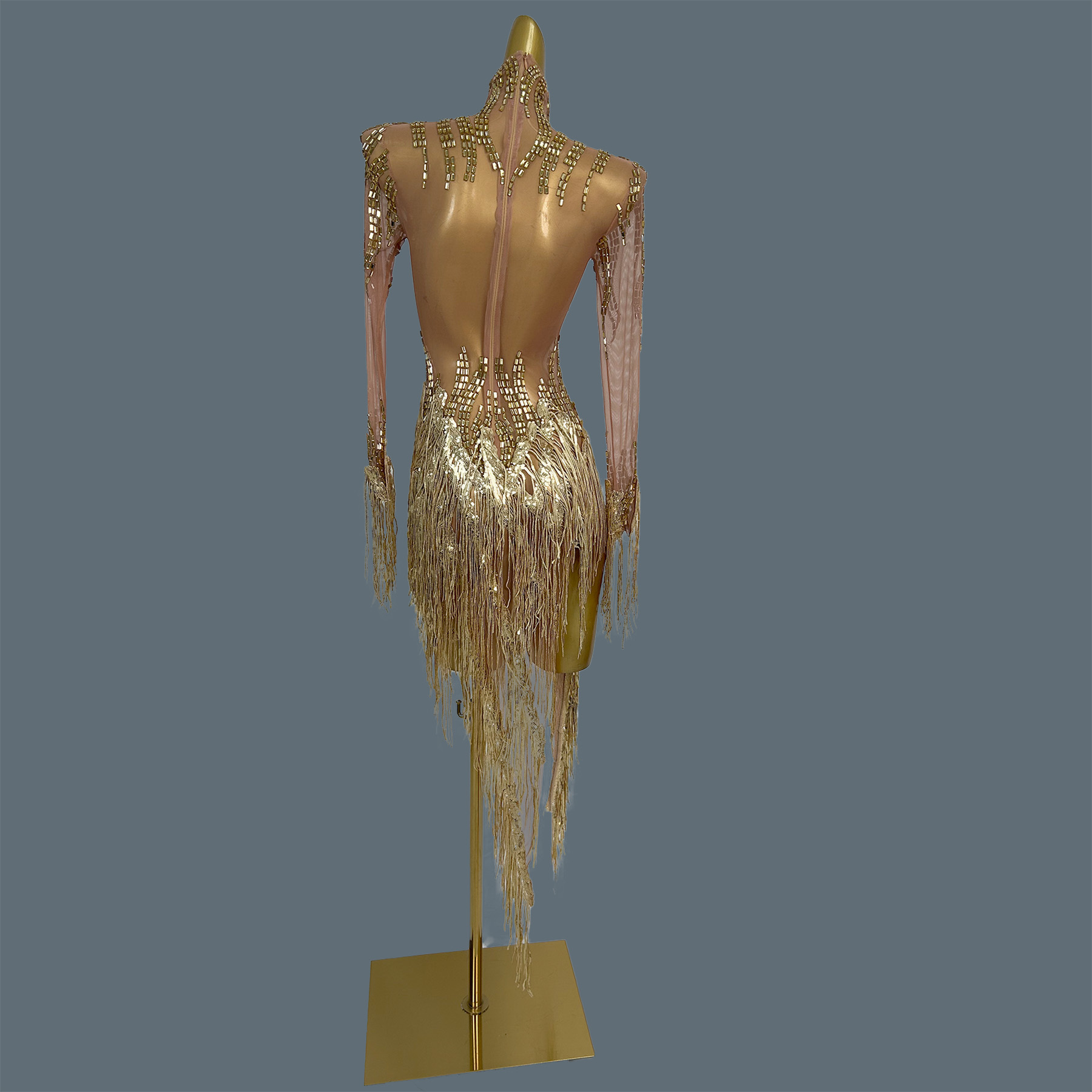 عرض مسرحي للحفلات سباركلي حجر  - مراجعة Sparkly Rhinestone Club Party Dress وسعره