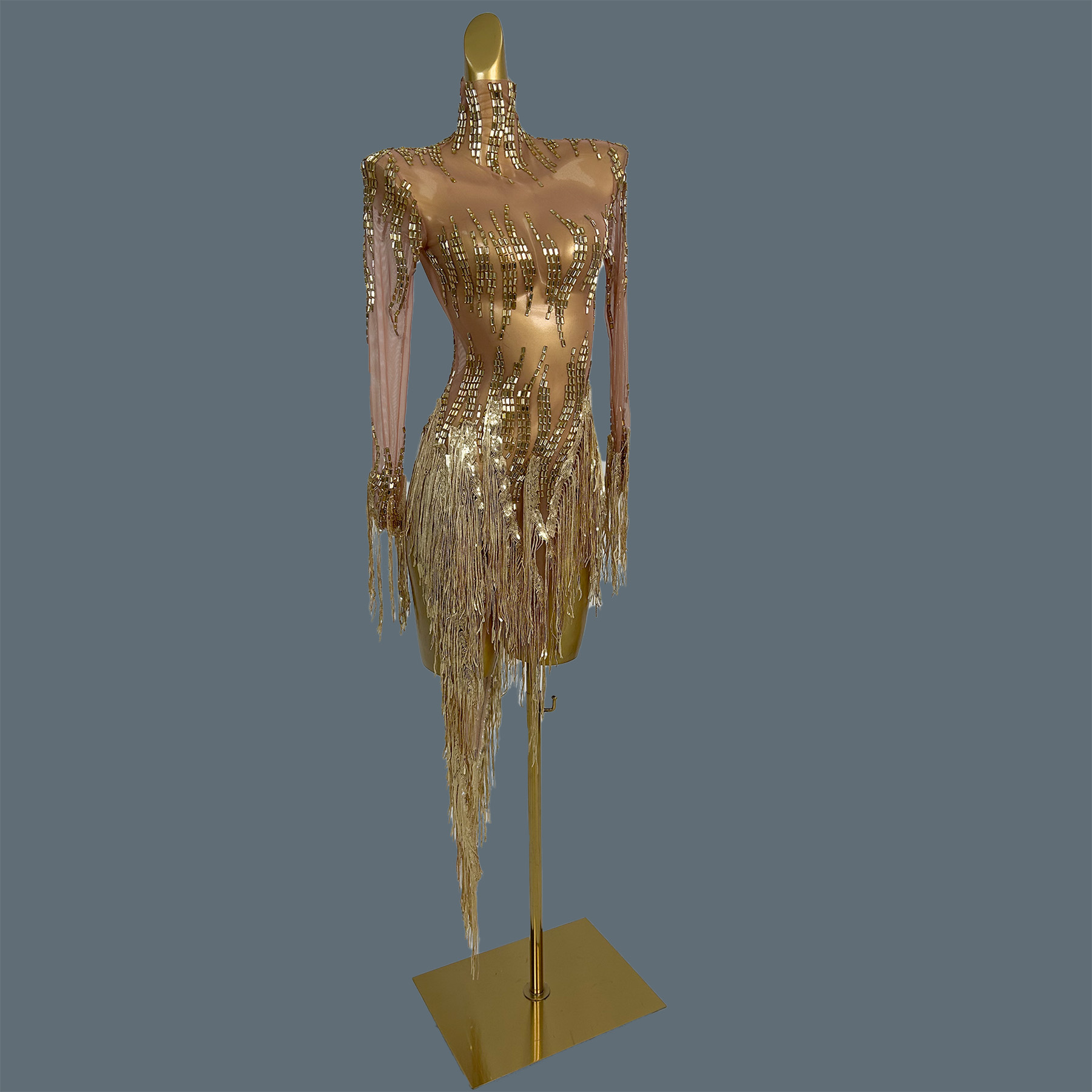 عرض مسرحي للحفلات سباركلي حجر  - مراجعة Sparkly Rhinestone Club Party Dress وسعره