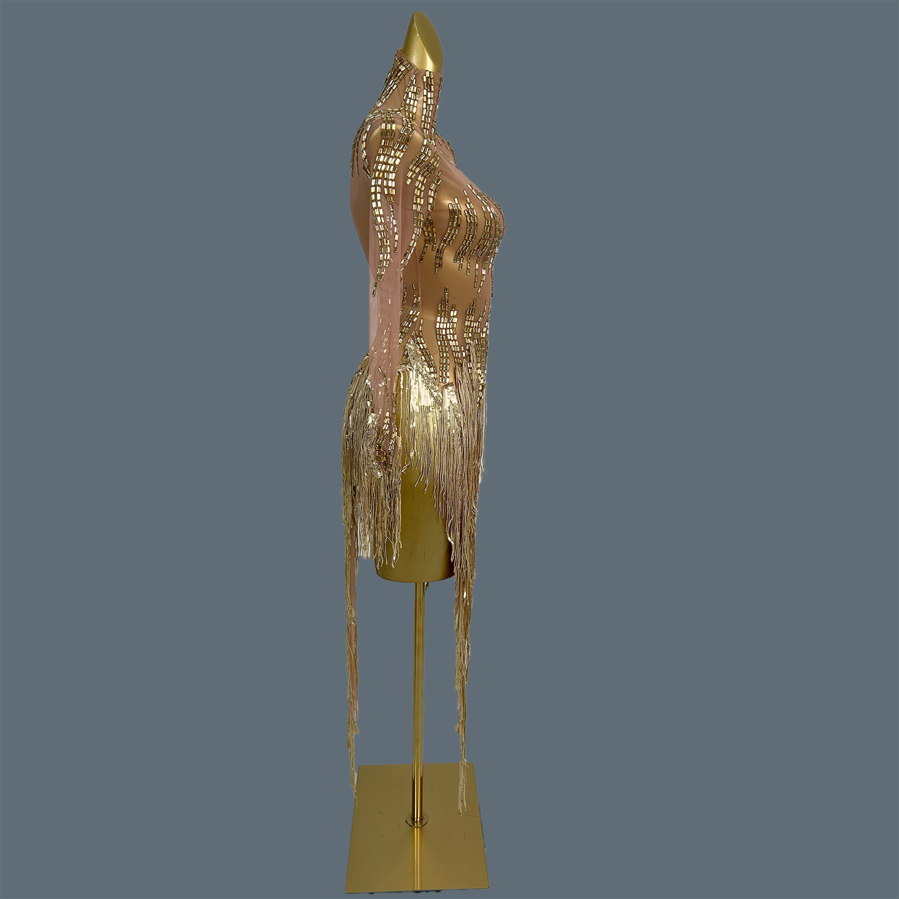 عرض مسرحي للحفلات سباركلي حجر  - مراجعة Sparkly Rhinestone Club Party Dress وسعره