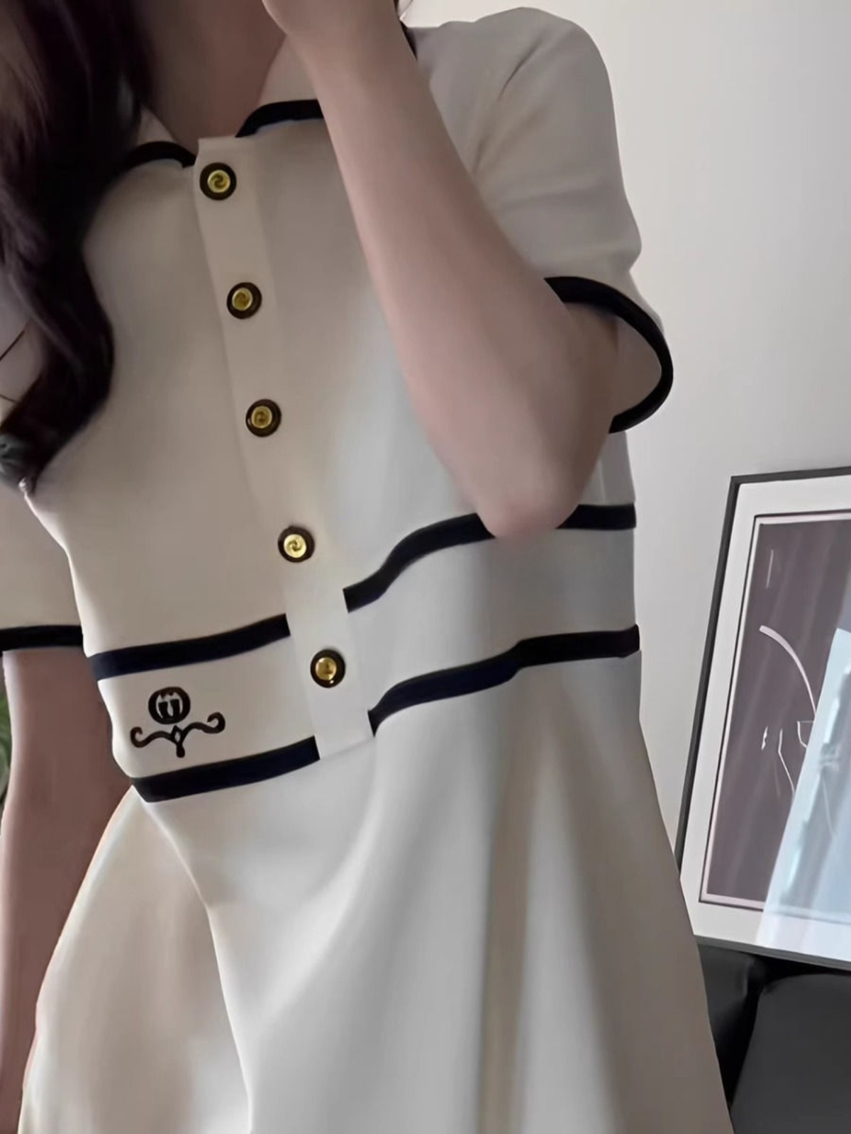 فستان نسائي صيفي بمقاسات كبيرة - مراجعة Korean Style A Line Shirt Dress وسعره