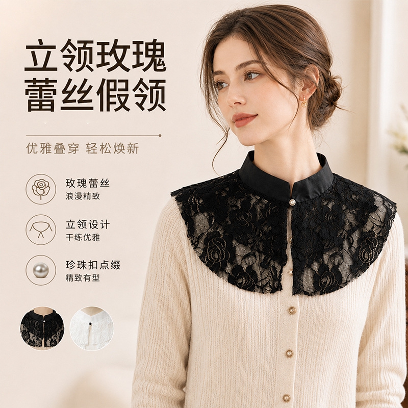 ياقة دانتيل أنيقة مزخرفة بالزه - مراجعة Dresses وسعره