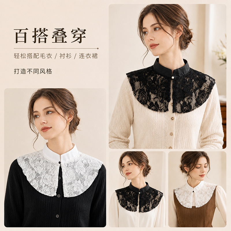 ياقة دانتيل أنيقة مزخرفة بالزه - مراجعة Dresses وسعره