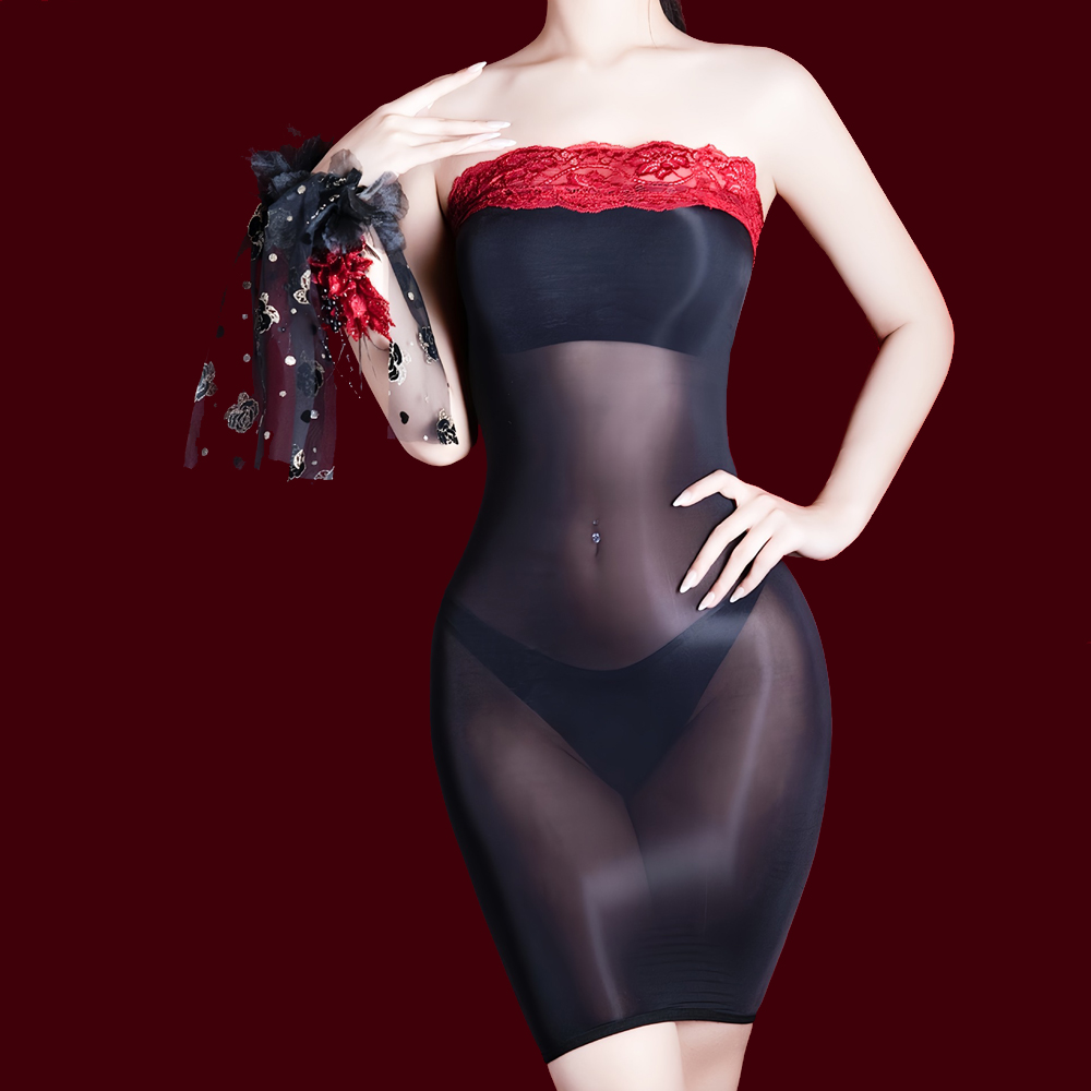 فستان نسائي عصري ضيق للغاية بت - مراجعة Sexy Mesh Sheer Bodycon Dress وسعره