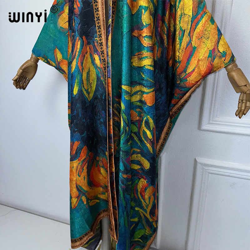معطف مفتوح بطباعة بوهو عالي ال - مراجعة Boho Summer Beach Maxi Dress وسعره