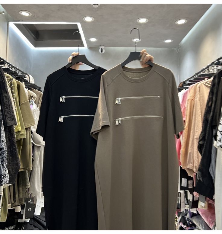 فستان نسائي فضفاض بأكمام قصيرة - مراجعة Korean Style A Line Shirt Dress وسعره